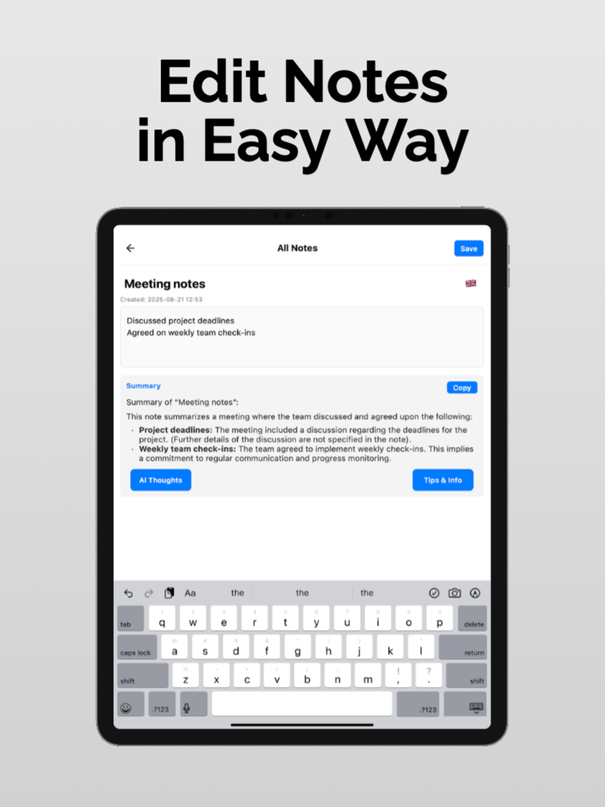 StudyNotes AI - Note Taking AI