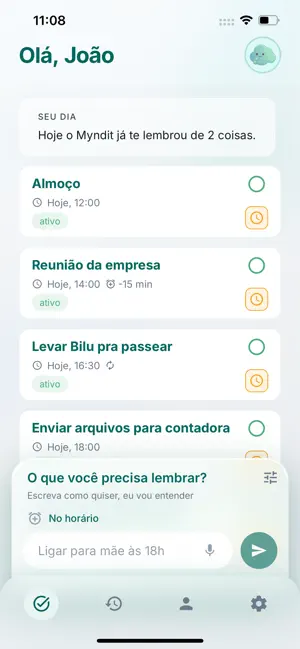 Myndit: Lembretes que Insistem screenshot 1
