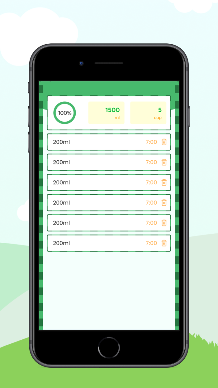 Water tracker - panda reminder