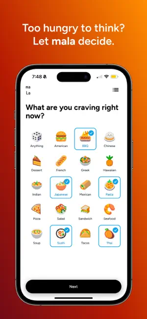Mala: What to Eat screenshot 1