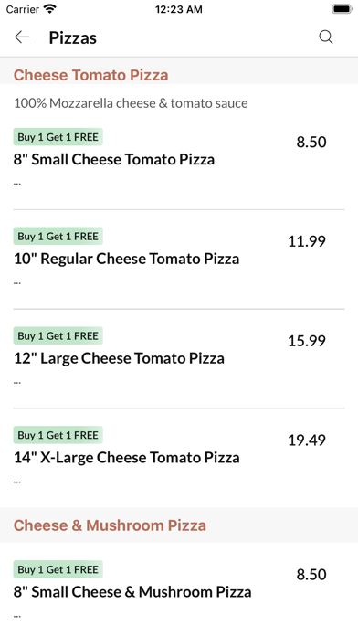 Pizza Perfect Castle Bromwich. Screenshot