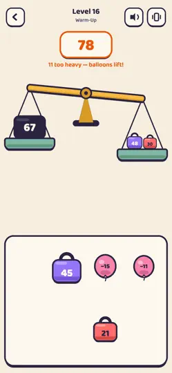Captura de pantalla de Exactly 67: Number Puzzle en iPhone 3