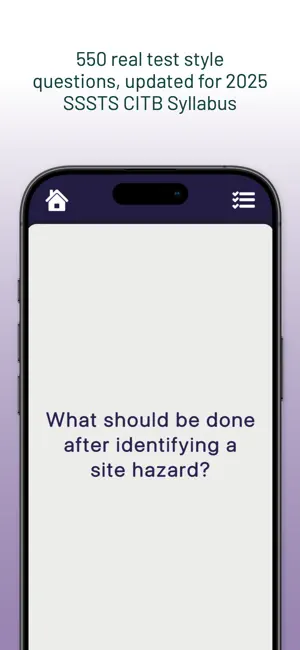 SSSTS CITB 2026 Test Prep screenshot 3
