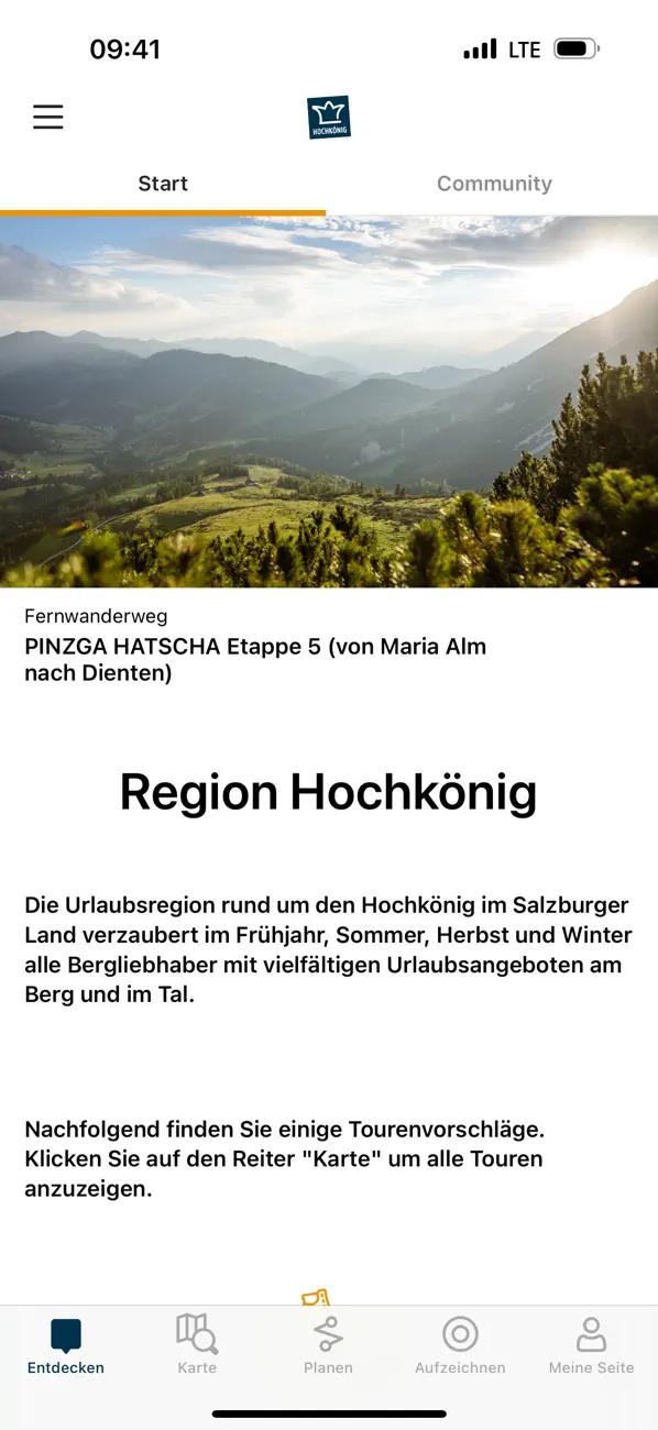 Screenshot #1 pour Die Region Hochkönig entdecken