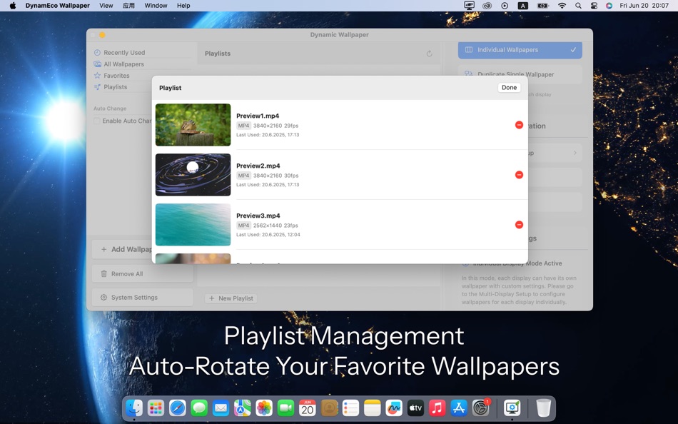 #4. DynamEco Wallpaper (macOS) 由: Keren Lu