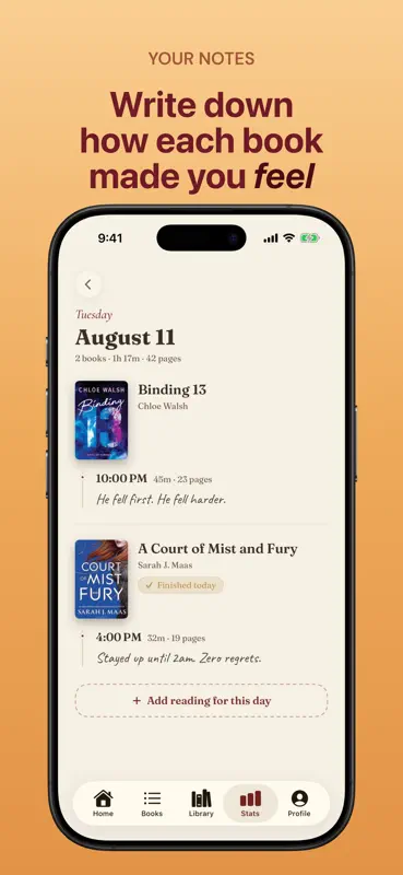 SlowRead: Book Tracker & TBR screenshot 9 of 10