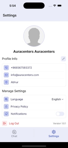 Aura Chatbot Screenshot 4 of 8