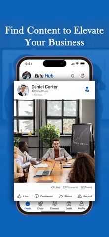 Elite Hub - Deals & Networking iPhone screenshot