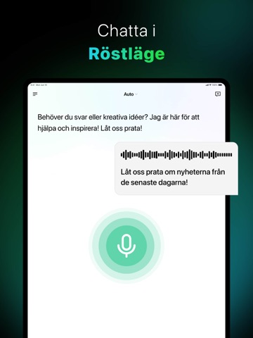 AI-chatbot och designassistent iPad screenshot 7