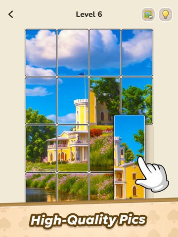 Jigsolitaire Master Puzzle iPad screenshot