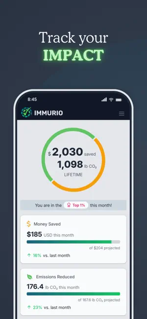 Immurio - Eco Habit Tracker screenshot 4