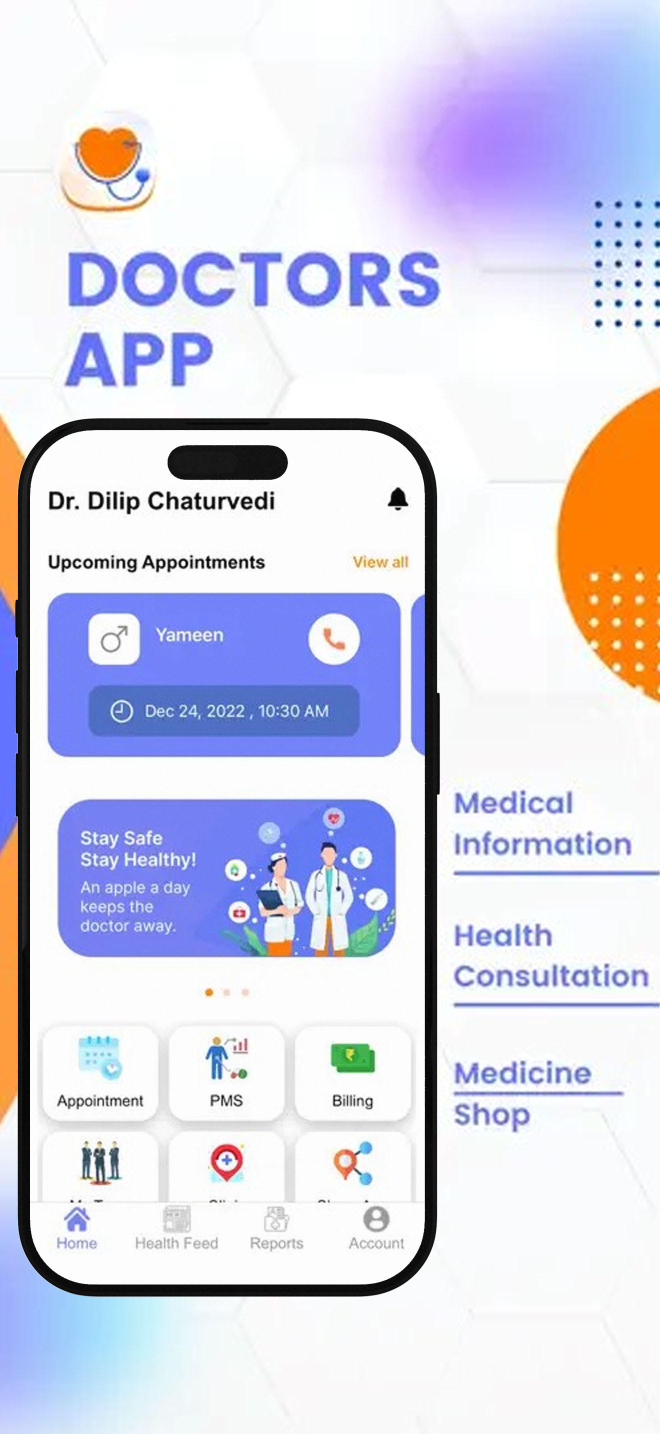 EMR/EHR, OPD & IPD Doctors App