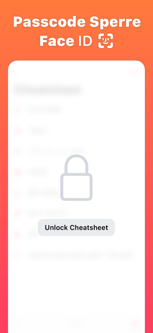 ‎Cheatsheet — Notizen-Widget Screenshot