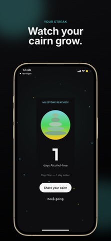 Cairn: Sober Streak Tracker Screenshot 2 of 5