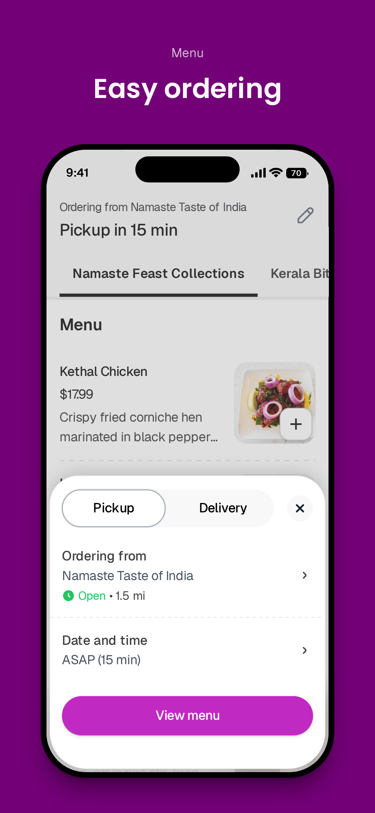 Namaste Taste of India screenshot 3