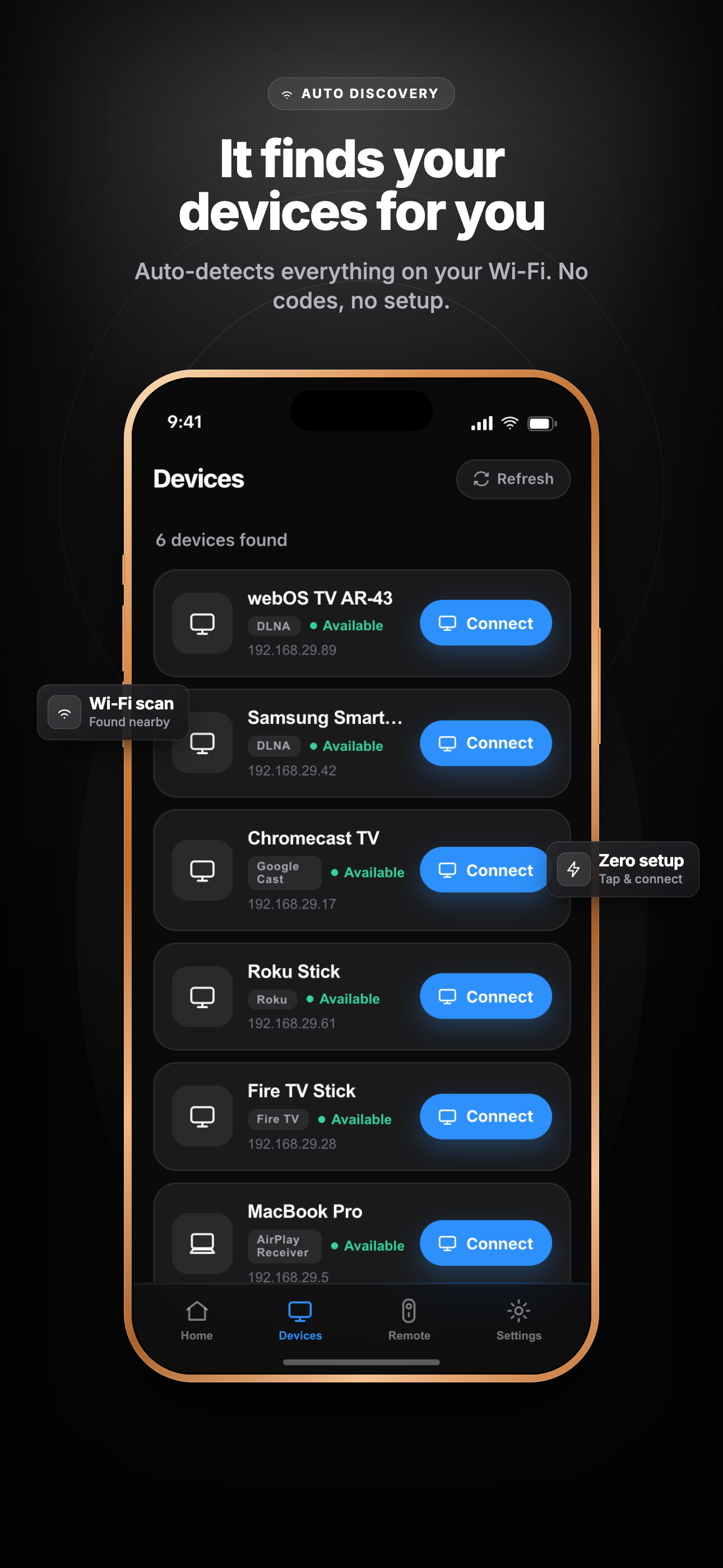 Screen Mirroring & CastConnect
