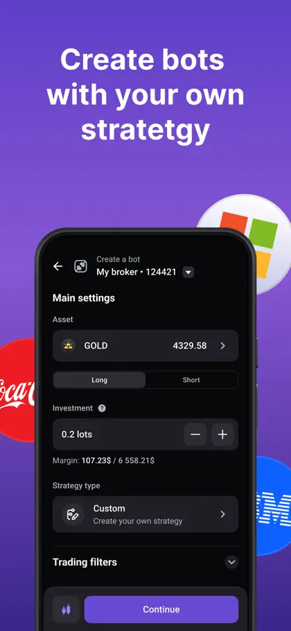 Captura 3 de 5 de Elirox - AI Trading Bot