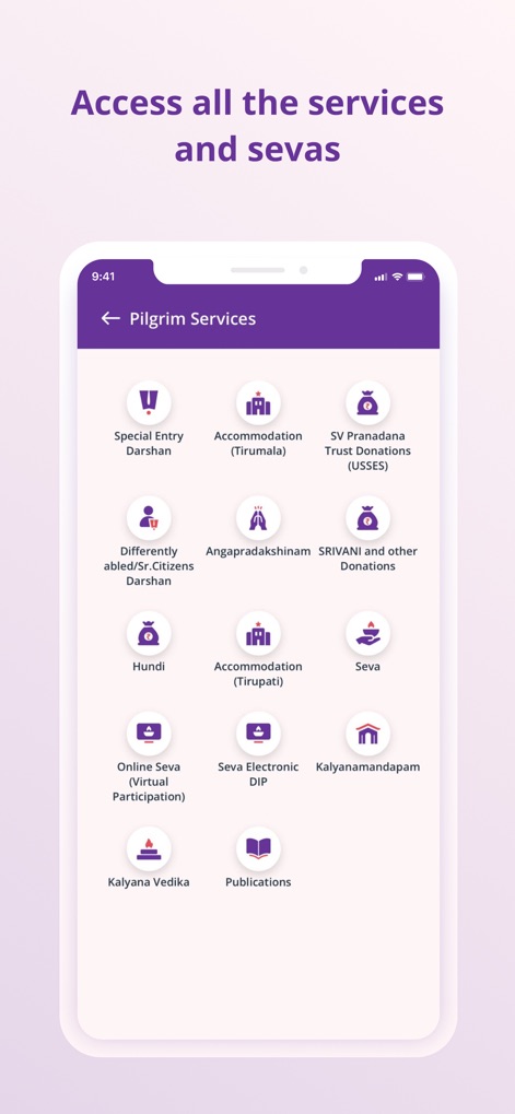 TTDevasthanams - This tool centralizes access to various services, including Special Entry Darshan bookings and convenient Online Seva (Virtual Participation).