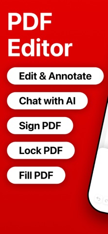PDF Editor: Fill, Sign, Secure iPhone screenshot