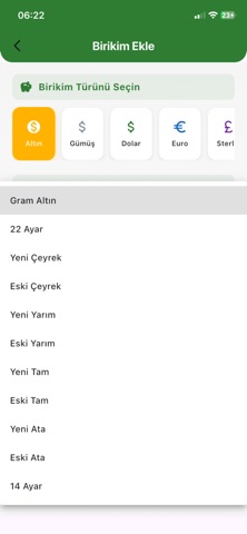 Birikim Takip iPhone screenshot