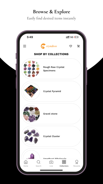 Crystals Wholesale (USA) Screenshot