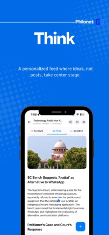 Philonet.ai - Think Social screenshot