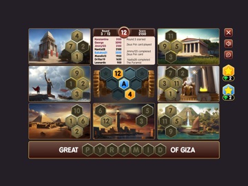 Seven Wonders Bingo Game iPad screenshot