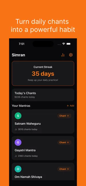 Simran – Jaap | Mantra | Chant screenshot 1