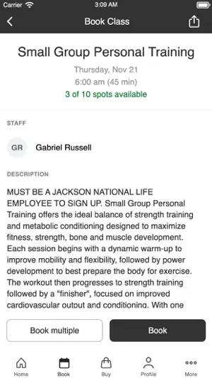 Jackson State of Fitness screenshot 3