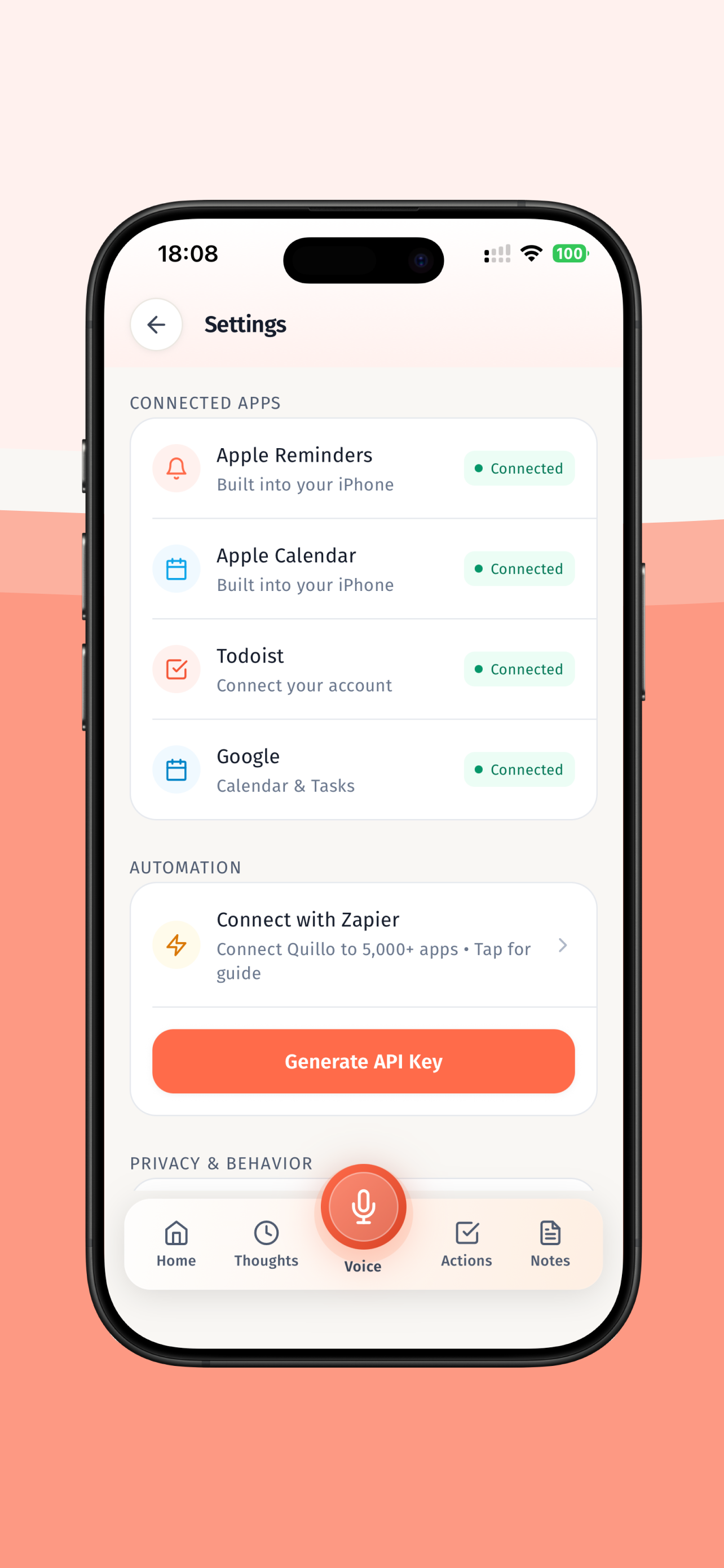 Quillo: Voice to Tasks screenshot 10