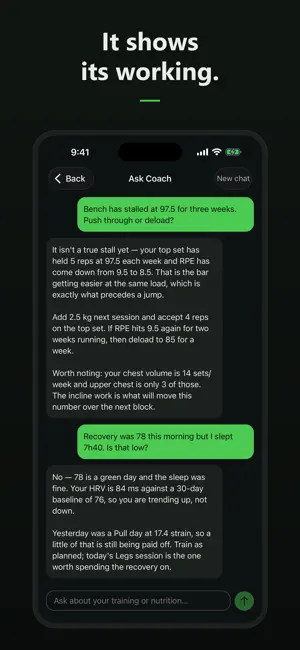 Recomp Coach: Gym & Macros screenshot 3