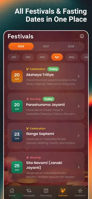 Vedic Flow Hindu Calendar 2026 screenshot 3