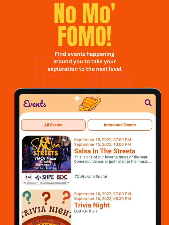 Tempo - Social Discovery iPad screenshot 6 - Social Networking app