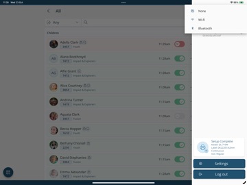 CharitySuite Check-In iPad screenshot
