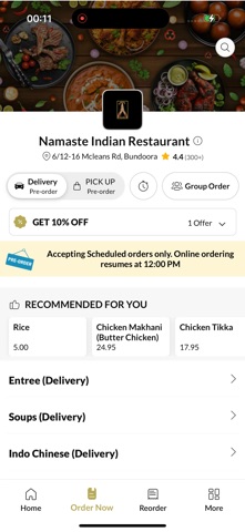 Namaste Indian Restaurant Screenshot 2 of 4