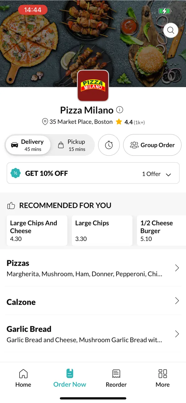 Screenshot #2 pour Pizza Milano Boston