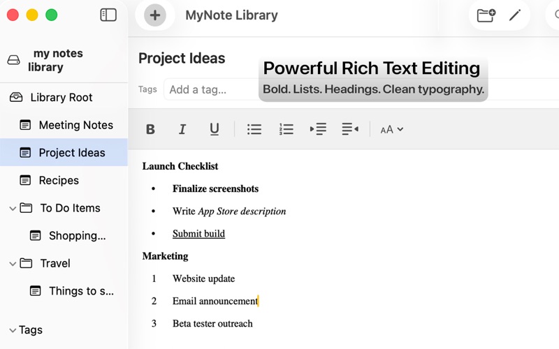 MyNote Library screenshot 3