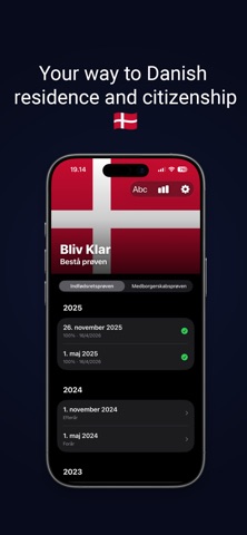 Bliv Klar: Indfødsretsprøven screenshot