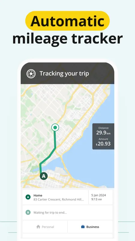 Mileage Tracker by Driversnote screenshot 1 of 6