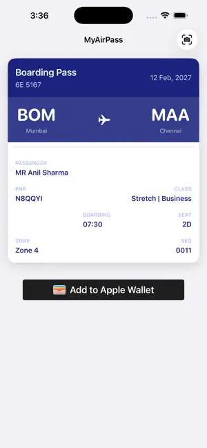 MyAirPass screenshot 4