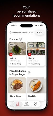 Vota - Hitta Restauranger Nära iPhone screenshot 2