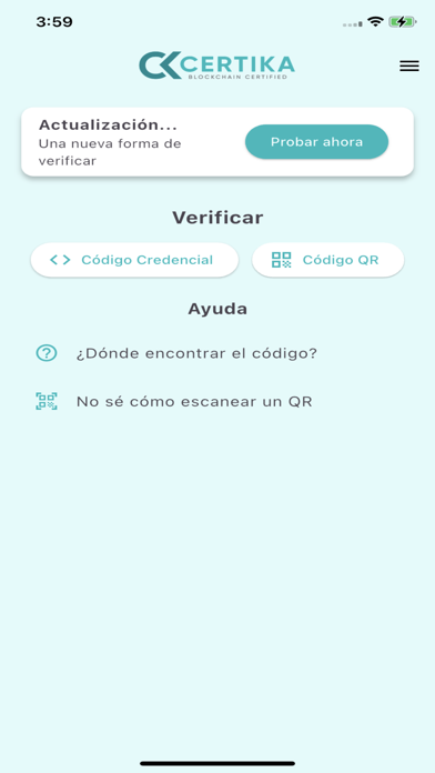 Certika app Screenshot