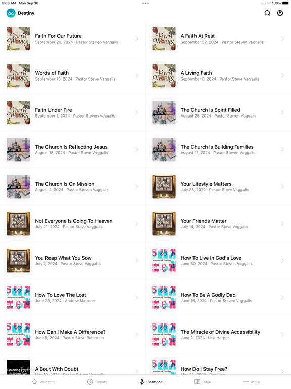 Screenshot #6 pour Destiny Worship Center