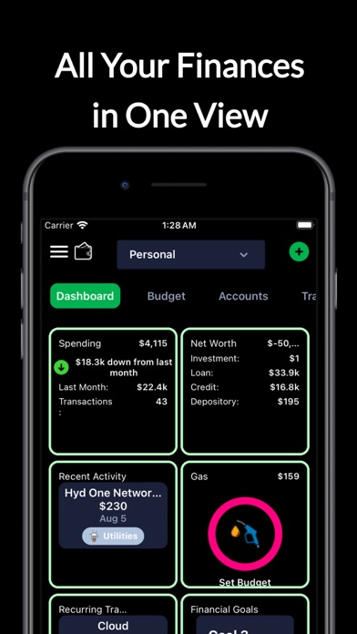 Wally AI: Money Manager iPhone screenshot 2 - Finance app
