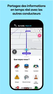 navigation waze et trafic iPhone Captures Décran 2
