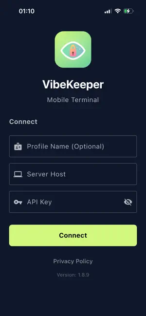 VibeKeeper - Keep coding vibes screenshot 1