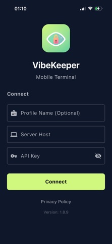 VibeKeeper - Keep coding vibes Screenshot 1 of 4