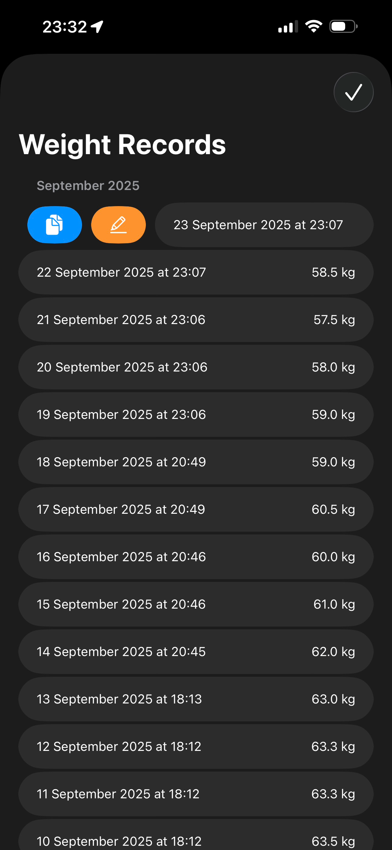 EasyWeight - Weight Tracker screenshot 4