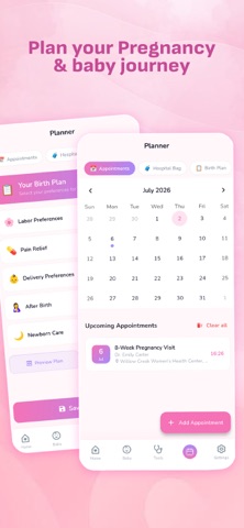 Pregnancy Tracker for Moms iPhone screenshot