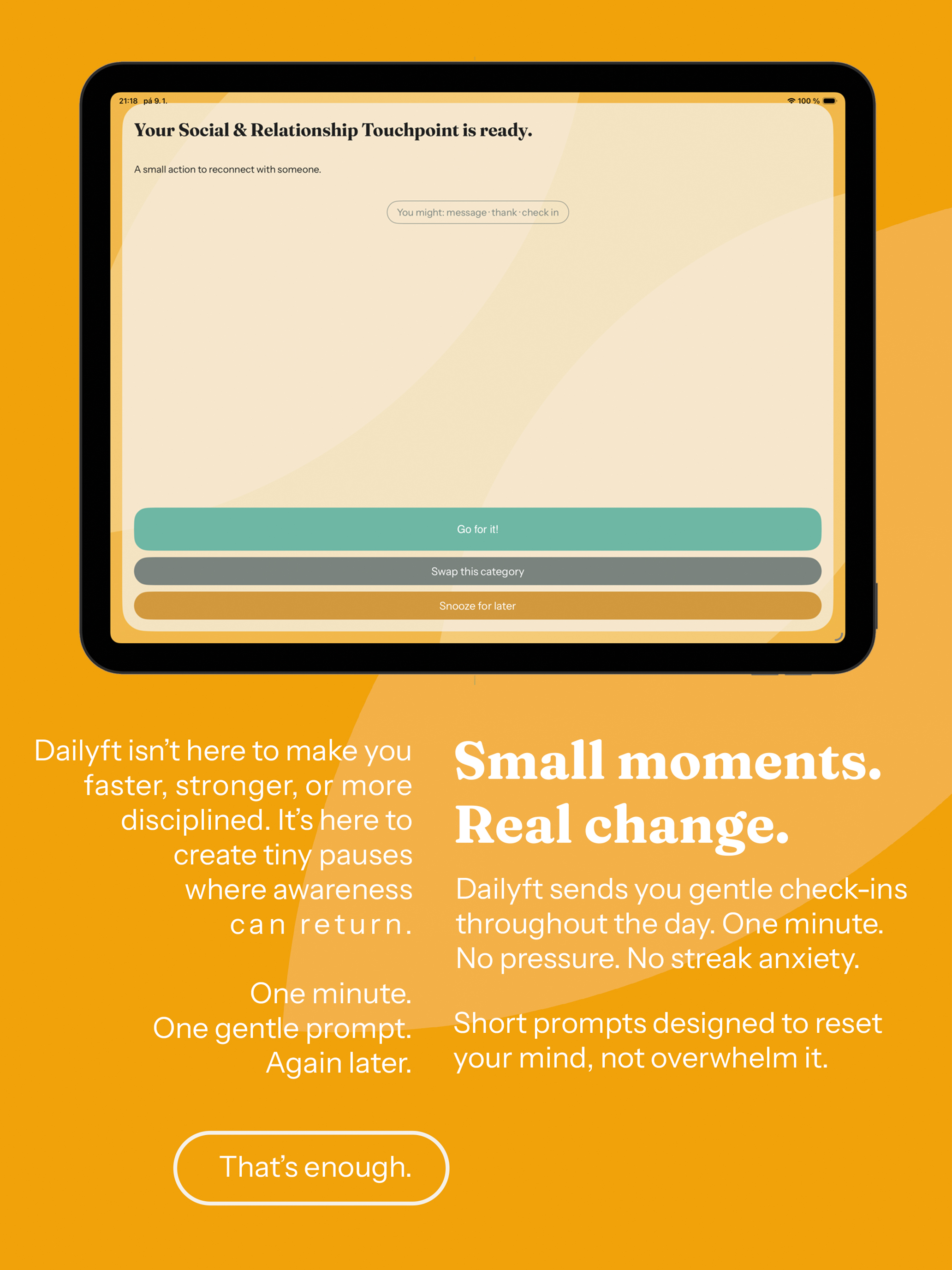 Dailyft – One Minute Better screenshot 7